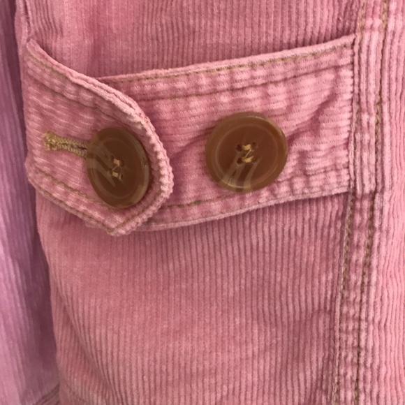 ❌SOLD❌PINK VINTAGE TULLE CORDUROY BUTTON UP JACKET - Picture 10 of 10